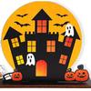3D Ghost Castle Desktop Ornament Cartoon Halloween Decoration Stand  Scene Layout