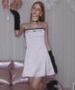 ROSEFRANTZ Back Ribbon Mini Dress [Pink]