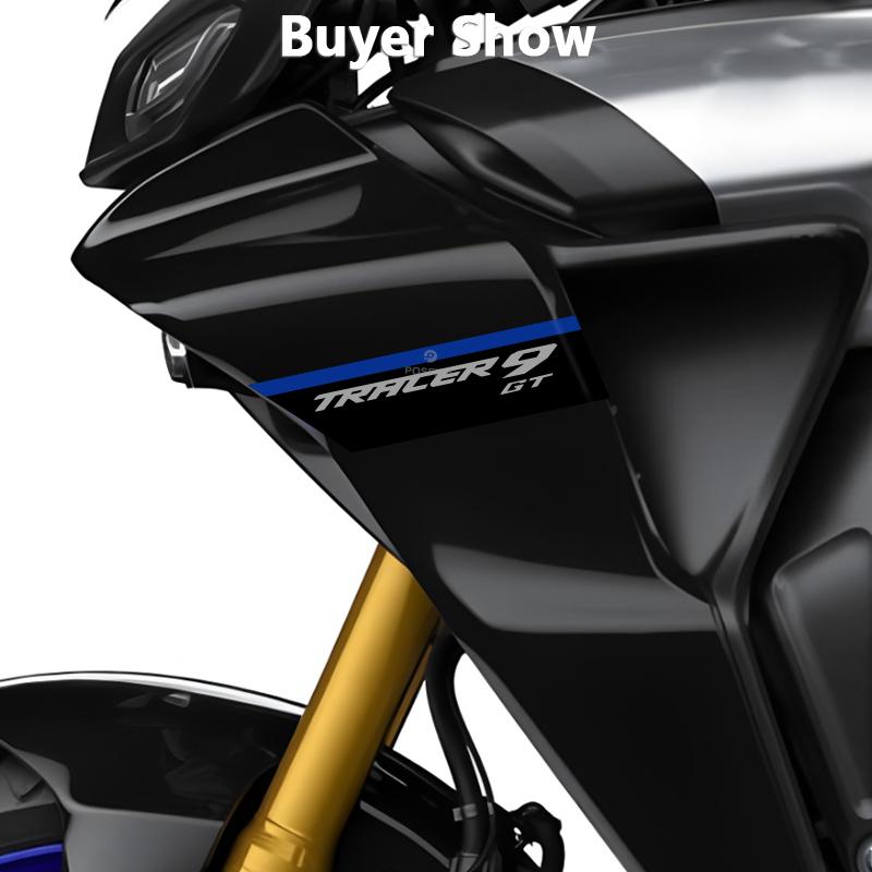 POSFIRA Motorcycle Front Fairing Sticker Vinyl Decals for Yamaha Tracer 9 GT 9GT Tracer9GT 2024 2023 2022 2021 Accessories