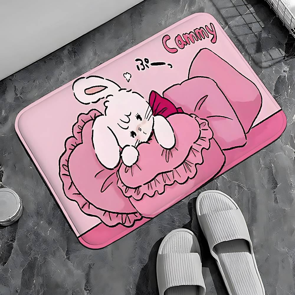 M-Mikkos-Cat Entry Door Floor Mat Festive Decorations Carpet Bathroom Anti-slip Mat Entrance Doormat