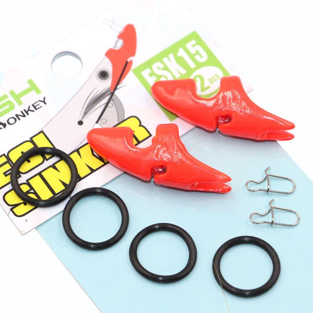 Shrimp Prawn Octopus Bait Squid Jig Tip Wood Shrimp Weight Sinker Fishing Bait  Tackle Run Sinker
