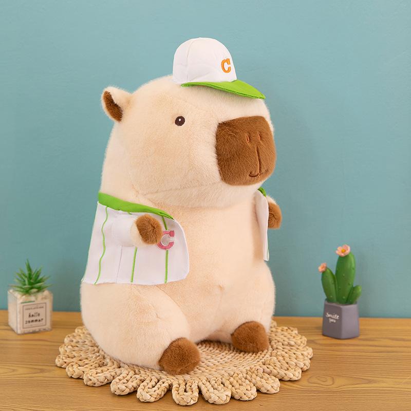 

Sports capybara doll ugly cute doll birthday gift for girlfriend 38cm коричневый