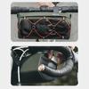 Handlebar-mounted bicycle bag 22l green