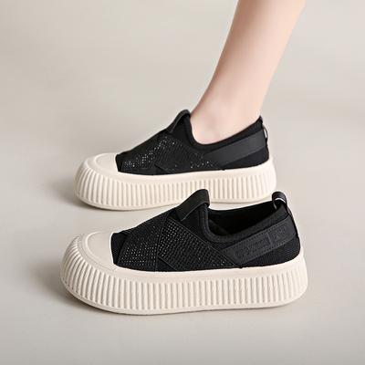 Mode Damenmode Plateauschuhe Neue Mode Lässige Slipper Sneaker Mode Hohle Atmungsaktive Damen Leichte Outdoor-Schuhe