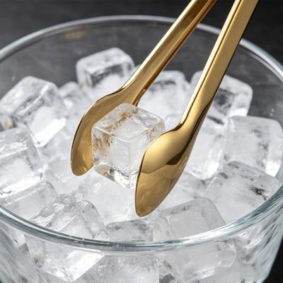 Stainless Steel Serving Tongs, Non-slip Food Tongs, Heavy Duty Bread Salad Clips for Buffet, Ice Cube Sugar Tongs for Kitchen