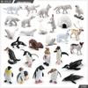 Realistic Arctic Animal Models: Polar Bear, Arctic Fox, Seal, Walrus, Whale