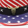 American flag western panama cowboy usa hat sailor dance top hat personality prairie star jazz hat