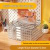 Transparent Multi-Layer Large Capacity Marker Storage Box with Handle
