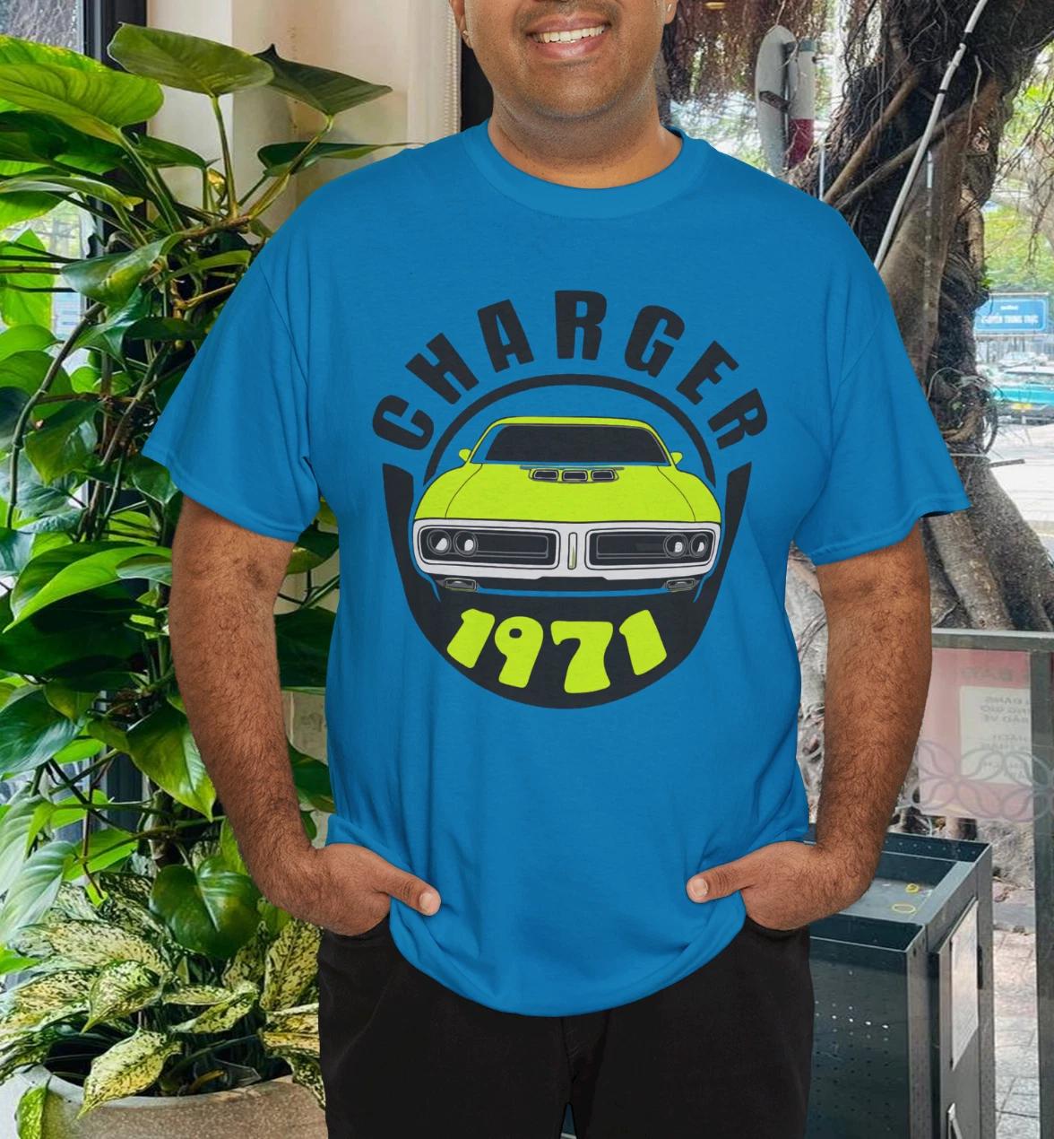 Men s and Women s T-shirts Mopar 1971 Charger Muscle Car T-Shirt S