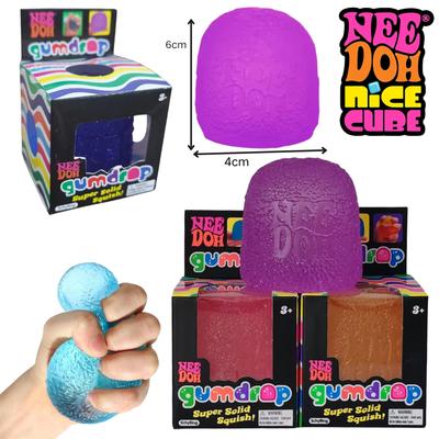 Schylling Gomma da Masticare NeeDoh Mini Caramella Morbida Sfera da Spremere Giocattolo Sensoriale Fidget Sollievo dallo Stress Regalo Sorpresa