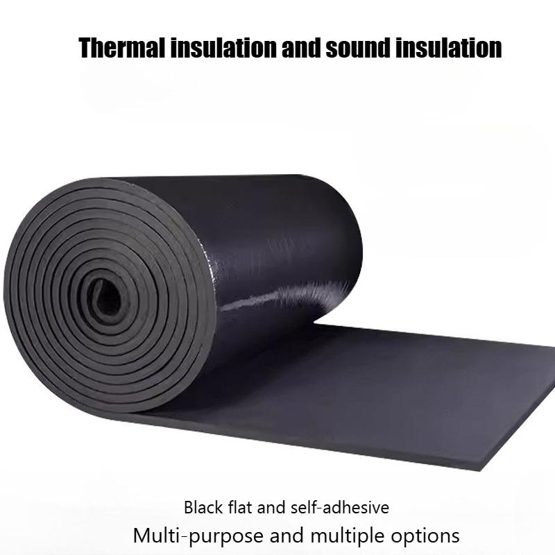 Self-adhesive Rubber Foam Roll Versatile Soundproofing Insulation Easy-Cut for DIY Ideal for Roofs Cars Noise Insulation Mats Heat Shields 2