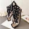 Trendy Print Square Scarf For Women Cotton Velvet Neck Scarf Shawl Warp Elegant Neckerchief Bandanas Ladies Hijab