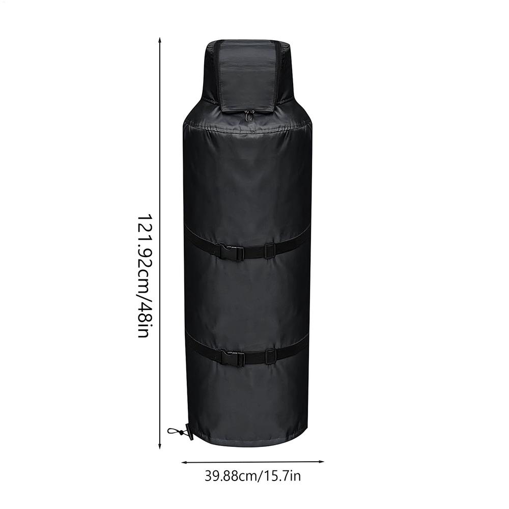 100lb Propane Tank Cover Insulated Waterproof Dustproof Protection for Gas Cylinder BBQ Grill Outdoor Camping Winter Storage