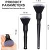 2 Microfiber Detailing Brushes, Car Interior Detailing Brush for Air Vent,Dashboard, Leather,Cleaning Tool Efficient Dust Removal for Car Interior,