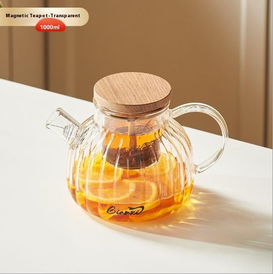 

Чайник для заваривания чая Gianxi, плавающая чашка с магнитной присоской, высококачественный стеклянный чайник для заваривания чая с разделением чая