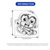Orstarry 925 Silver Cute Monkey Beads Charm Bracelet Trendy Animal Jewelry DIY Party Gifts