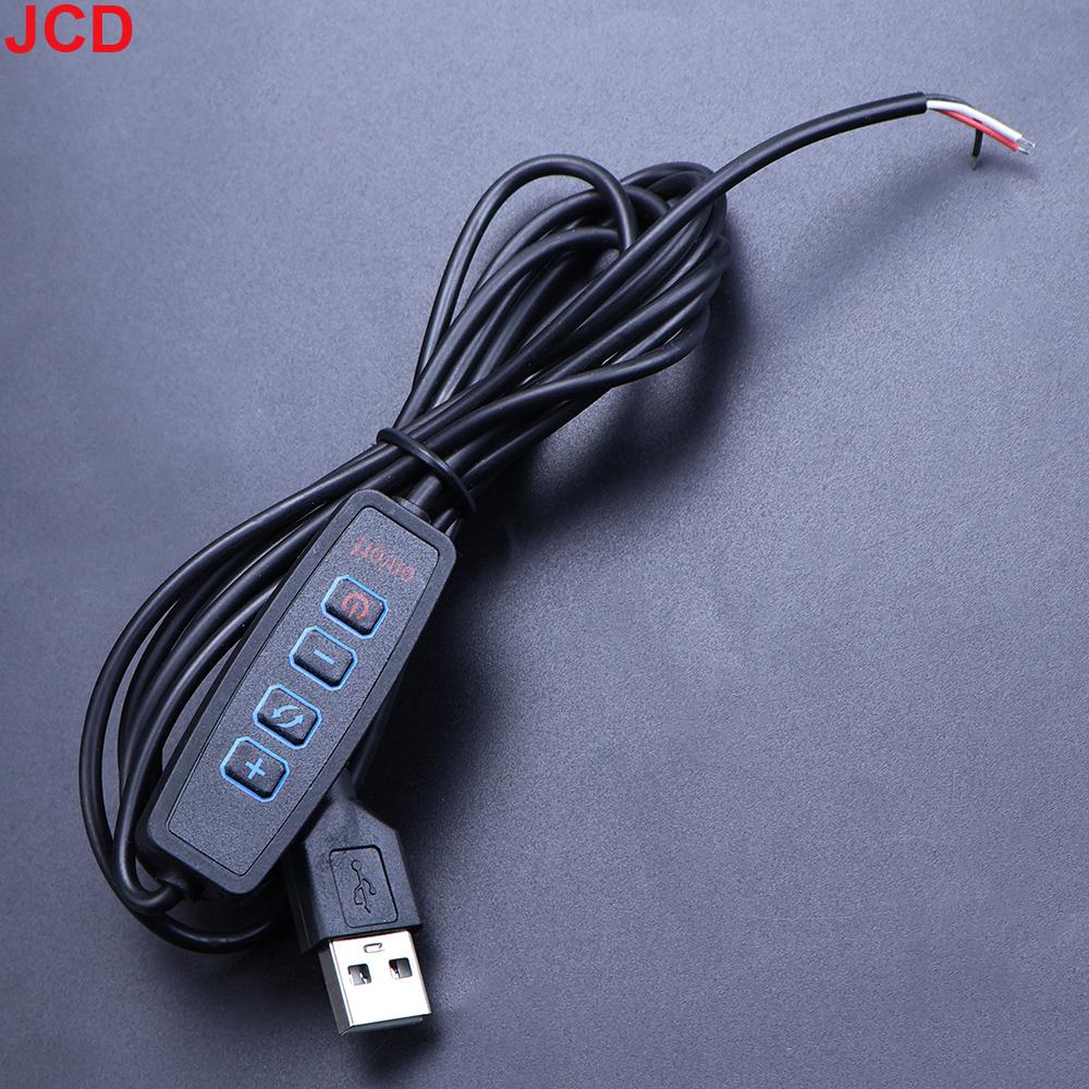 DC 5V LED Dimmer USB Port Power Supply Line Dimming Color-matching Extension Cable With ON OFF Switch Adapter For LED Light Bulb