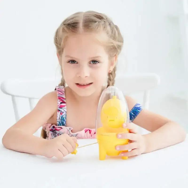 Mixing Eggs Spin Manual Shaker Gadget Golden Whisk Stiring Maker Puller Cooking Baking Kitchen Tools Accessories