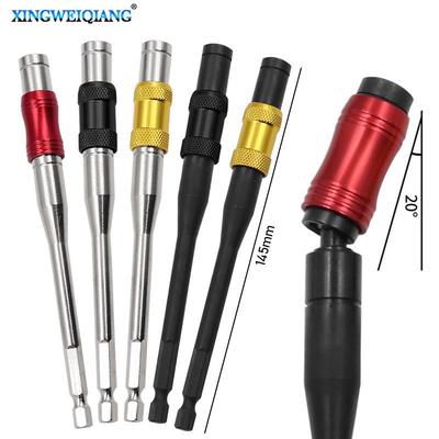 145mm Multi-Angle Quick Release Hex Shank Extension Rod & Bit Holder
