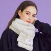 [9th Restock] WOMEN Daily Warm Heating Fur Scarf [IVORY] Winter Muffler Ver.