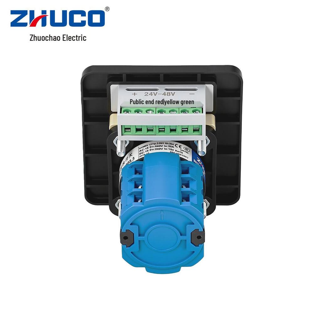 Zhuochao Three-Speed Three-Position Rotary Switch with Light SZW26-20/D303.3-72S3