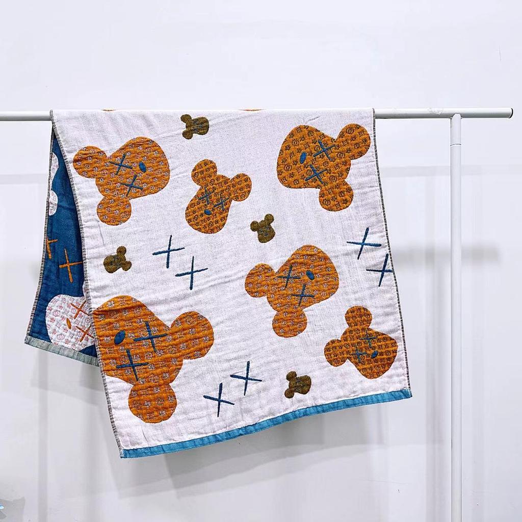 New Soft Ethnic Style Sun God Cotton Bath Towel - Skin-friendly & Absorbent