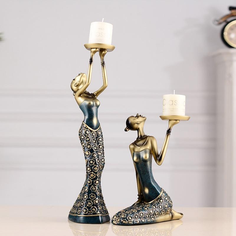 Little Fairy Candlestick Ornament, Romantic Candlelight Accessory, Can Be Simply Used As A Decorative Ornament