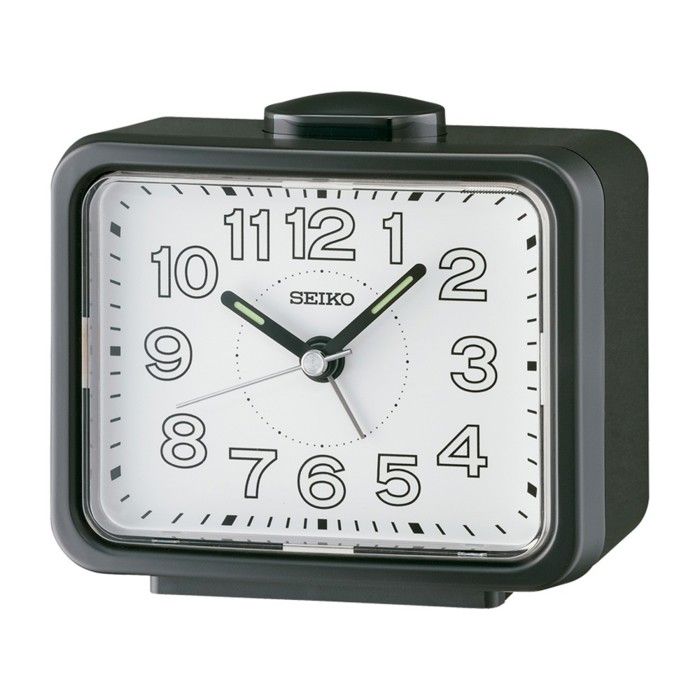 Réveil - SEIKO - QHK061K - Analogique - Noir - Alarme