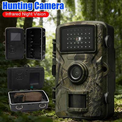 Caméra de piste de chasse Étanche Vision nocturne infrarouge Caméra de sécurité Activée par le mouvement Caméra faune pour repérage Caméra de chasse
