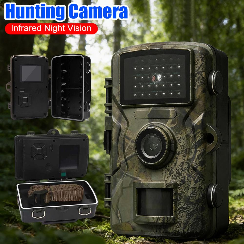 Hunting Trail Camera Waterproof Infrared Night Vision Security Cam Motion Activated Wildlife Camera for Scouting Hunting Camera