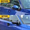 For Honda Civic 11th Gen   Rearview Side Mirror Cover Wing Cap Sticker Exterior Door Rear View Case Trim Carbon Fiber