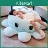 Plüsch-Oktopus-Kissen mit wendbarem Gesicht für Wohnzimmerdekoration und Kinderkomfort