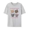 Right Meow Kätzchen Grafik Tops Süße Lustige Katzen T-Shirts Oversized Retro Y2k Ästhetik Streetwear Damen T-Shirt Kleidung