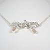 [Used] TIFFANY 925 Rope Ribbon Necklace/Pendant/j12-9