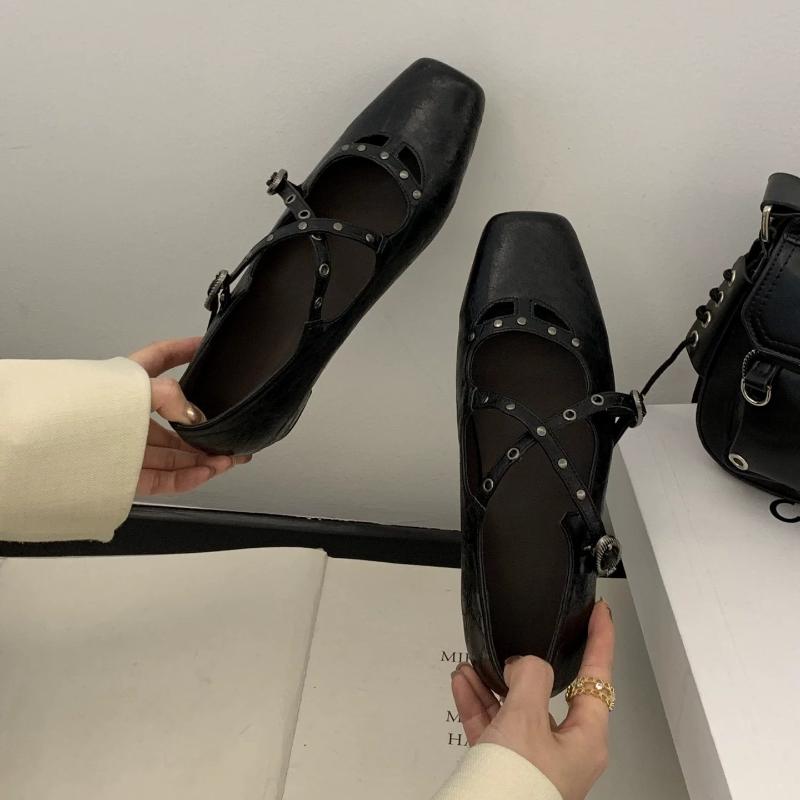 

Bow Women s Ballet Heels Shoes Square Toe Fashion Loafers Shoes Shallow 2025 Elegant Lolita Shoes New Autumn Soft Mujer Zapatos 35 чёрный