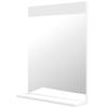 Bathroom Mirror Wall Mounted Mirror With Storage Shelf For Living Room Bedroom 50 X 12 X 60 Cm White