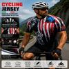 Herren Kurzarm Radtrikot Set Atmungsaktiv Schnelltrocknend Rennrad Bekleidung Sportbekleidung