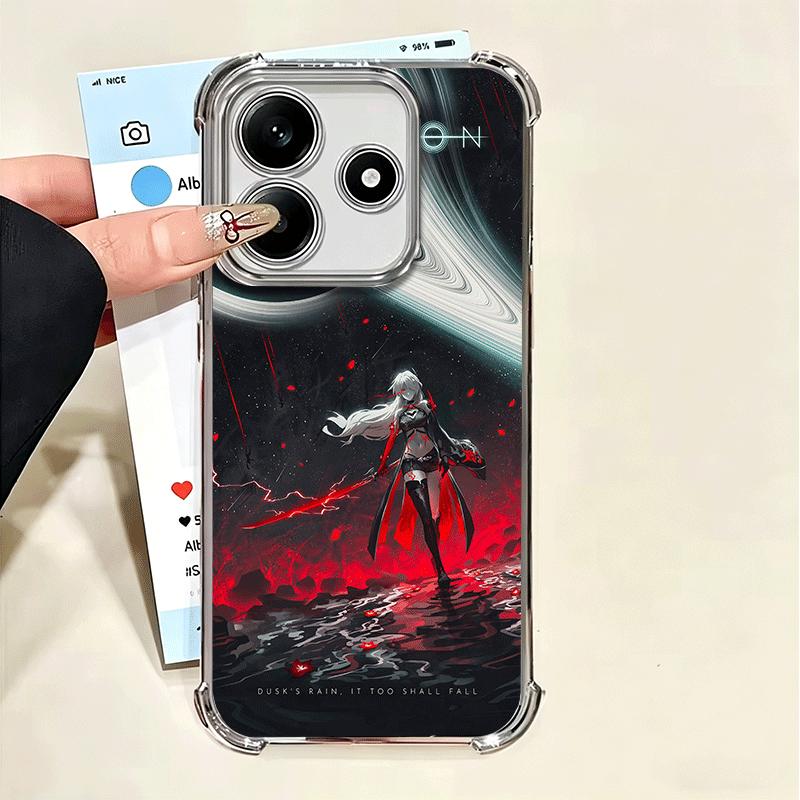 Honkai Star Rail Acheron Plating Phone Case For Xiaomi Poco X5 X6 X7 X8 Pro Max F8 Ultra F7 M8 M7 M5S Redmi 15C 15 14C 13C 13 X3