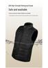 Unisex Smart Electric Heated Vest for Full-Body Warmth