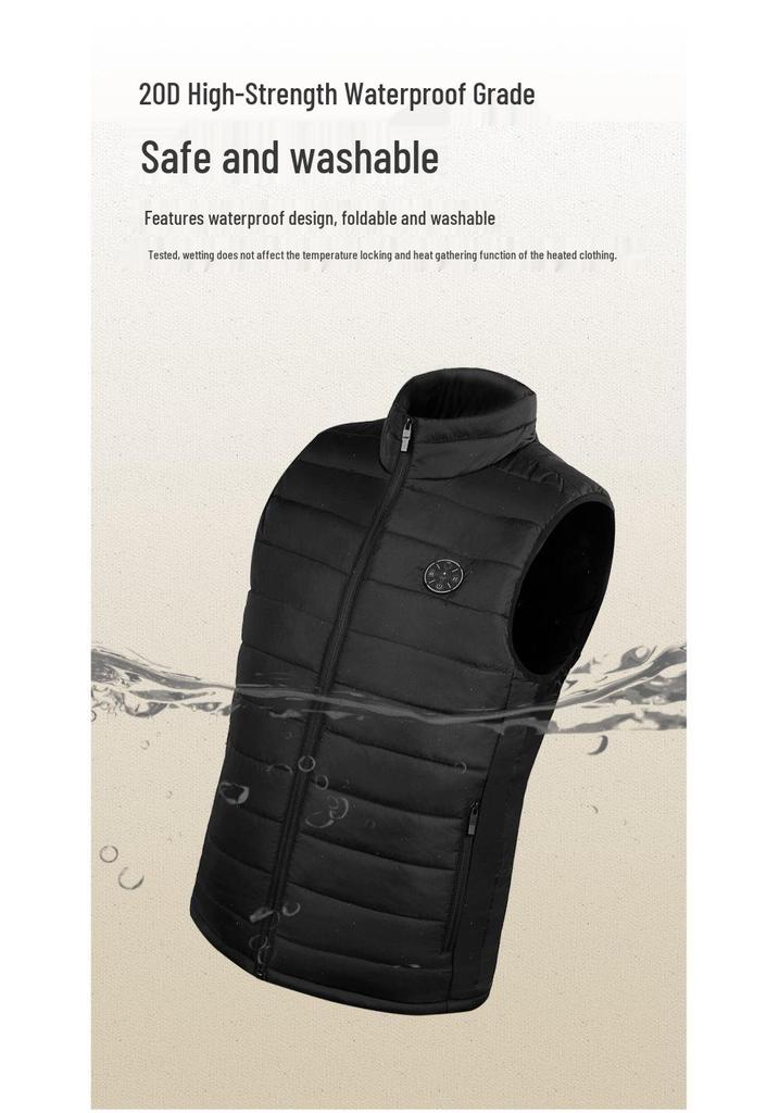 Unisex Smart Electric Heated Vest for Full-Body Warmth
