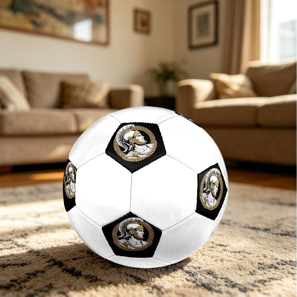 1PC Roman Warrior Emblem Soccer Ball Size 5 Football Machine Sewn Indoor/Outdoor Universal Football S86