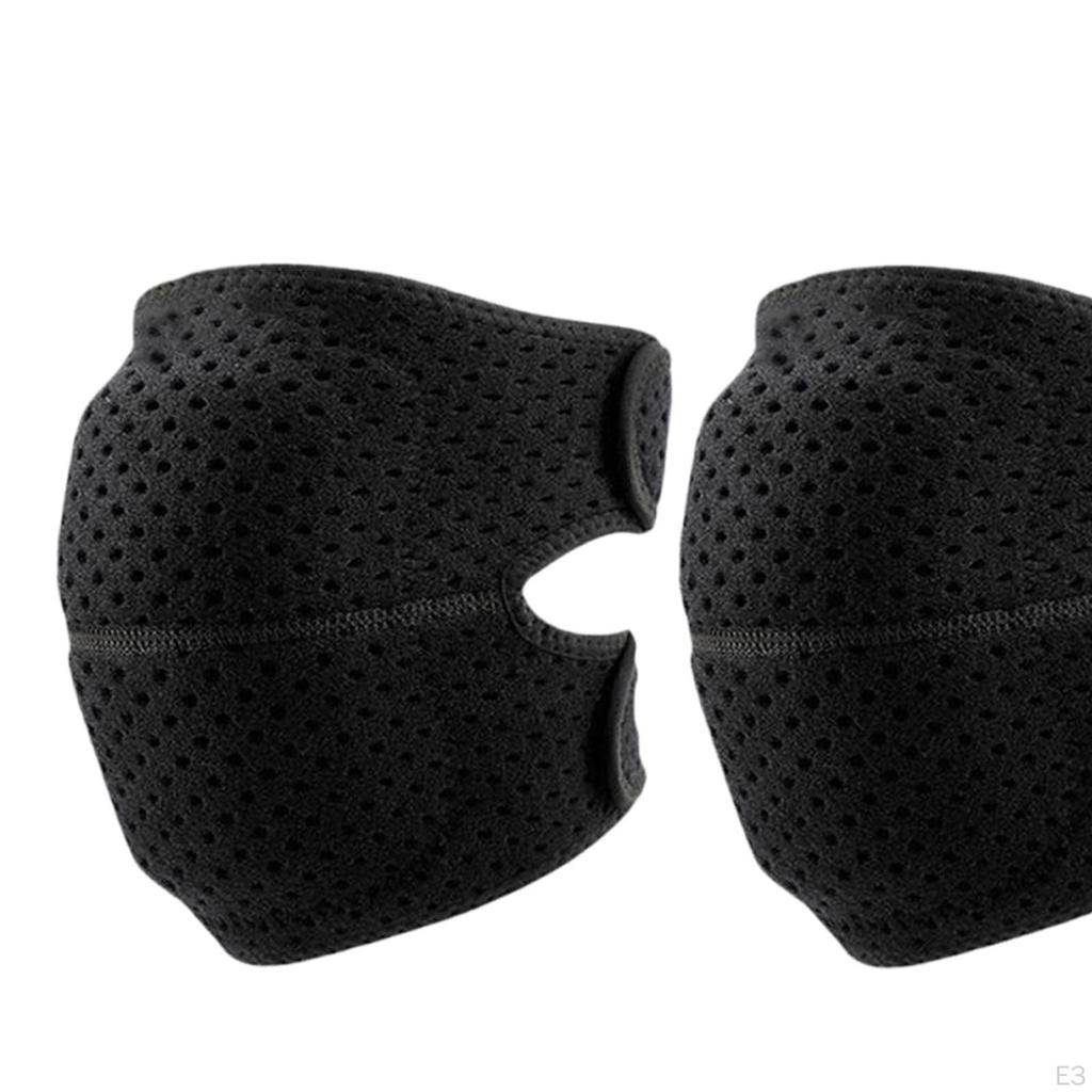 2 Pieces Dance Knee Pads Adjustable Support Sleeve Anti Slip Soft Gardening Kneeling for