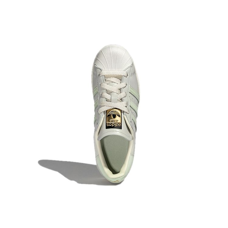 Adidas Originals Superstar Low-Top Sneakers Unisex Sneakers Light-Green H00168
