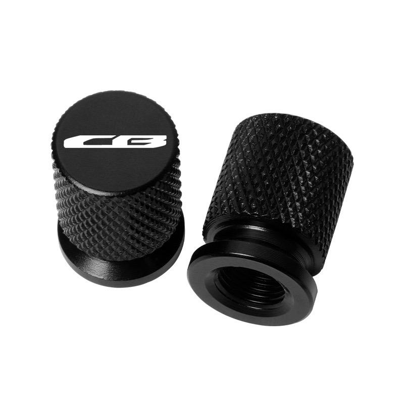 For Honda CB125R CB150R CB190R CB250R CB300R CB400 CB500X CB500R CB650F CB1100 Motorcycle Tire Valve Air Port Stem Cover Caps ZOPJT1