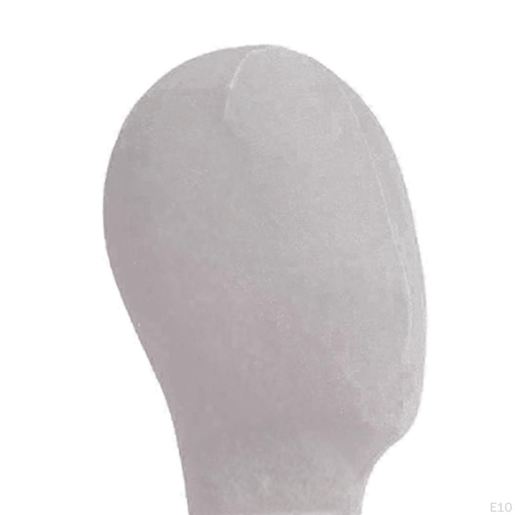 Head Model ,Display Rack Stand Wig Hat Adjustable, Stainless Steel Fashion Detachable