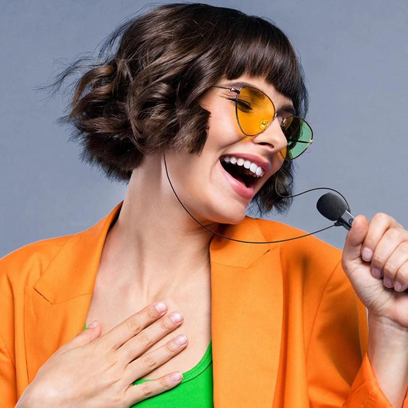 Dynamická HiFi drátová sluchátka Sportovní sluchátka Basy Stereo Herní Živé Karaoke Náhlavní souprava Hudební špunty do uší 3,5mm Typ C Do uší S mikrofonem