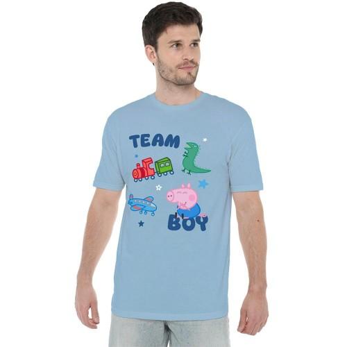 Peppa Pig Unisex Adult Team Boy George Pig Icons T-Shirt