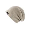 Double Layer Knitted Outdoor Baggy Skullcaps Polyester Fashionable Baotou Hat  Autumn Spring
