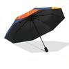 1pc Vegetables Pattern Auto Open/Close Umbrella with One-Touch Button, Compact Folding Canopy, Sturdy 8-Rib Windproof Design 005