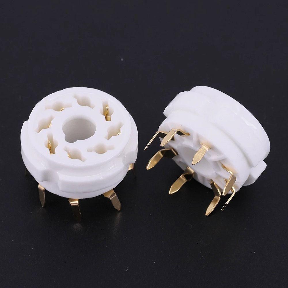 1Pcs 8Pin K8A Valve Base PCB Mount  for EL34 KT88 6V6 6SL7 5AR4 6L6 6V6 6CA7 Vintage Audio Amplifier